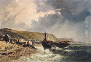 Retour De Peche, 1857 by Jules Achille Noel