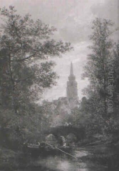 Paysage Au Bord D'une Riviere - view 1