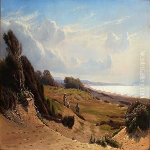 Hunting Scene From Northern Zealand by Rudolf Bissen