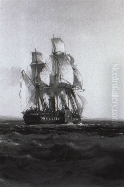 La Caravelle Mixte Cassini En Evolution Par Mer Calme - view 1
