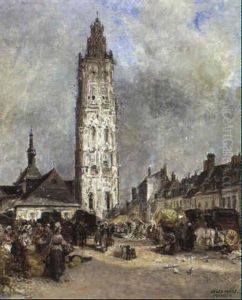 Marche A Verneuil by Jules Achille Noel