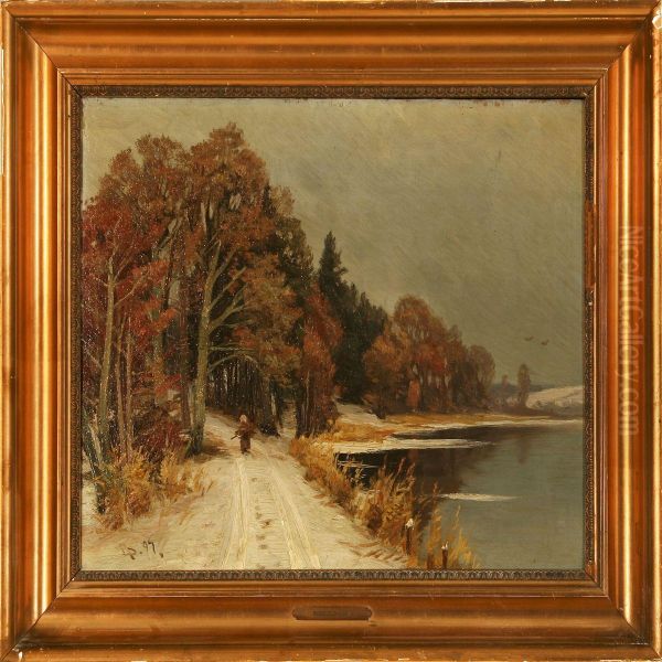 Winter Landscape With Alake - view 1