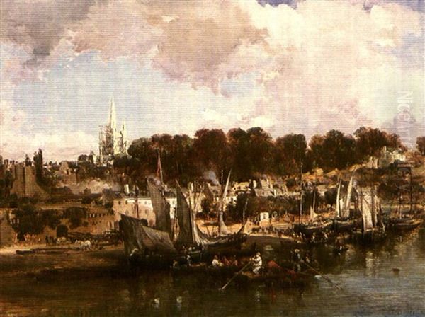 "port De Pecheurs; Souvenir De Bretagne" - view 1