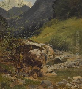 Bachlandschaft (regau Bei Brannenburg?)