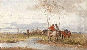 Horsemen In An Open Landscape