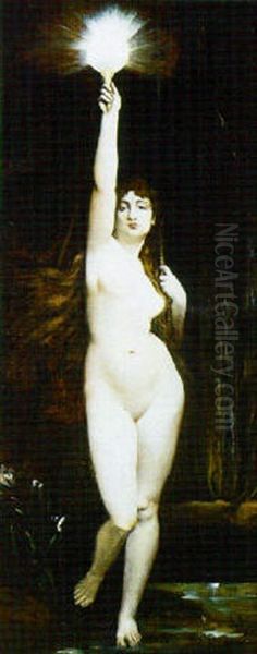 Ceres, Holding A Flaming Torch In Her Hand, In Search Of Her Daughter Prosperine - view 1