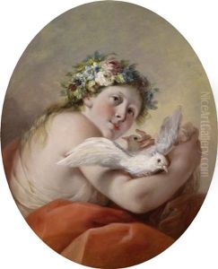 Allegorie Des Sommers (+ Allegorie Des Winters; 2 Works) by Giuseppe Nogari