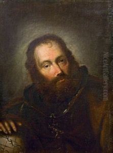 Portrait De Philosophe by Giuseppe Nogari