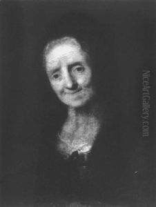 Portrait De Femme Agee by Giuseppe Nogari