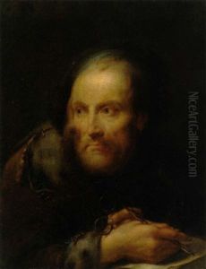 Ritratto Di Un Artista Che Disegna by Giuseppe Nogari