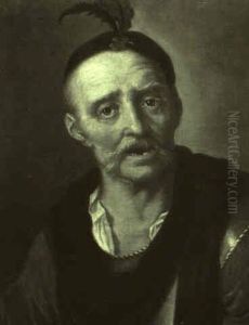 Portrait D'homme Moustachu