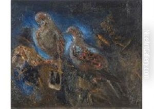 Two Doves by Kenzo Noguchi