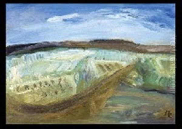 Landscape Of Wheat Field - view 1