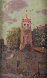 La Mosquee A Biskra by Maxime Noire