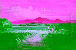 Riders In A Caucasian Landscape by Maxime Noire