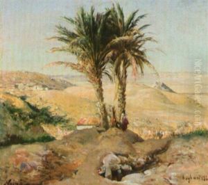 Palmiers A Boghari by Maxime Noire