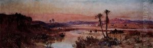 Campement Au Bord De L'oued by Maxime Noire