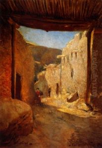 Rue Animee D'algerie by Maxime Noire