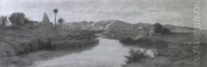 Village Au Bord De L'oued by Maxime Noire
