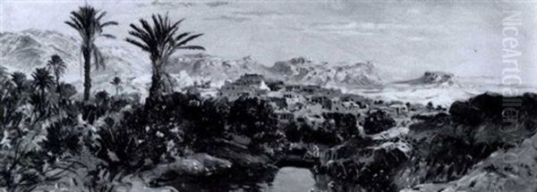 Bou Saada A L'aube - view 1