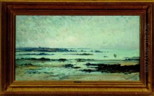Seaside At Cotes Du Nord, Bretagne by Emile Noirot