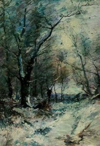 Paysage De Neige by Emile Noirot