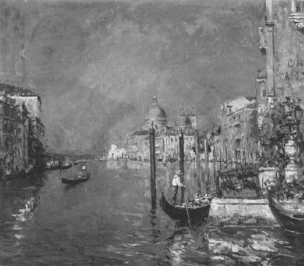 Blick Vom Canal Grande Auf Santa Maria Della Salute - view 1