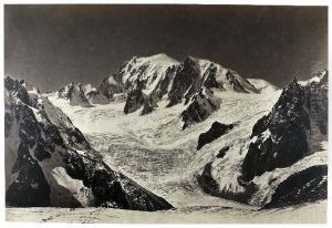 Le Mont Blanc Vu Du Jardin by Jeune Auguste Rosalie Bisson