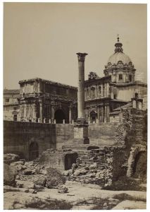 Rome, Colonne De Phocas by Jeune Auguste Rosalie Bisson