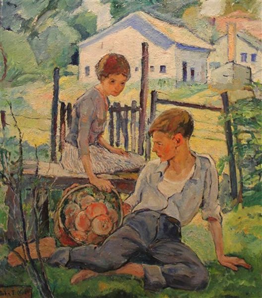 Picking Apples - view 1