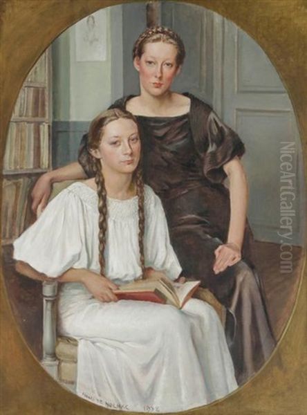 Elizabeth Et Renee De Nolhac, Filles De L'artiste - view 1