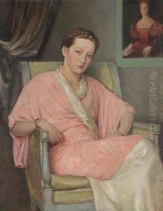 Elizabeth De Nolhac, Fille De L'artiste by Henri Girault De Nolhac