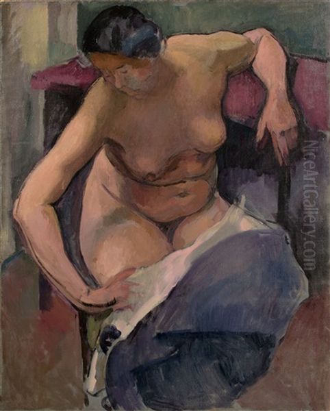 Sitzender Weiblicher Akt - view 1