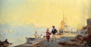 Sur Le Port. by Paul Bistagne