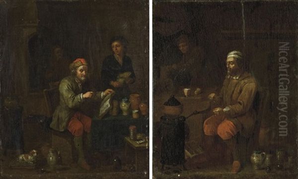 Un Apothicaire (+ Paysan Ravivant Des Braises Dans Un Interieur, Smllr; 2 Works) - view 1