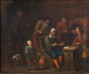 La Tabagie by Joseph Francis Nollekens