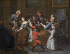 Le Concert Familial by Joseph Francis Nollekens