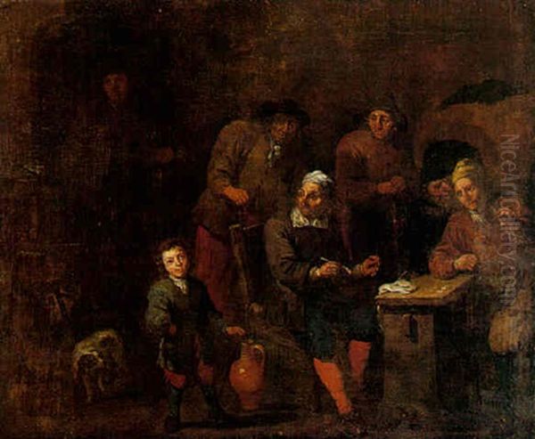 Interieur D'auberge Avec Fumeurs - view 1