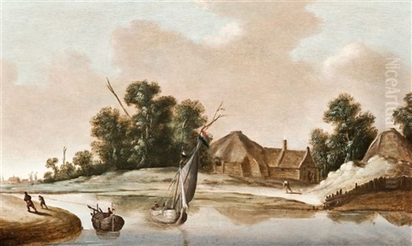 Geanimeerd Rivierlandschap - view 1