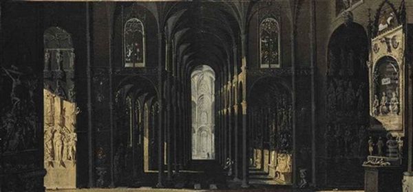 Architecture De Fantaisie, Un Interieur D'eglise - view 1