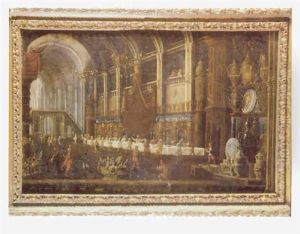 Le Festin De Balthazar Dans Un Palais Romain
