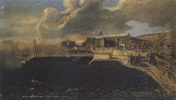 Veduta Del Porto Di Napoli - view 1