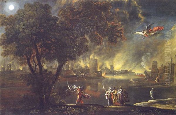 L'incendio Di Sodoma E Lot Con Le Figlie - view 1