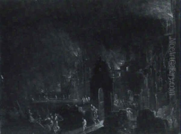 Ene Et Anchise Fuyant Troie - view 1
