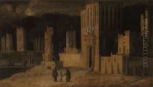 A Capriccio Of A Fantastic City, With The Holy Family