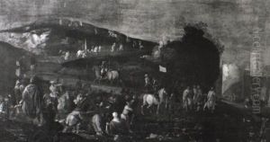Road To Calvary by Francois de Nome