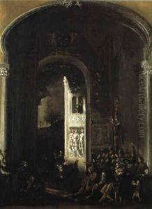 L'entrata Di Cristo In Gerusalemme by Francois de Nome