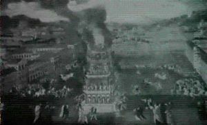 Vue Imaginaire De La Rome Antique by Francois de Nome