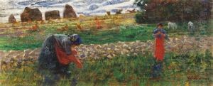 Paesaggio Con Figure - Le Ortolane Paesaggio Con Figure - Le Ortolane