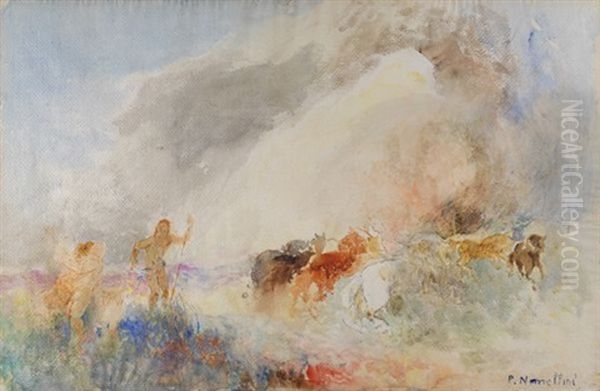 Paesaggio Con Scena Mitologica - view 1